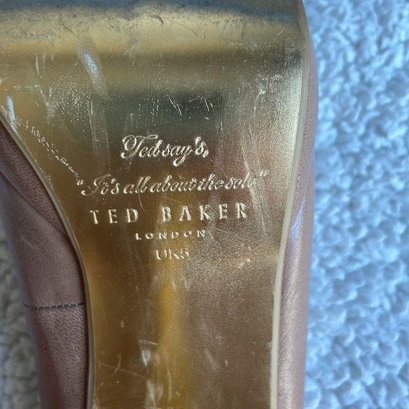 Ted Baker nude Peep Toe Heels - Picture 14 of 14